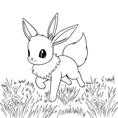 Sary manga: POKEMON – Eevee mihazakazaka eny łąka