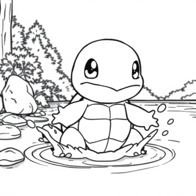 Boky: POKEMON – Squirtle miakatra ao anaty farihy