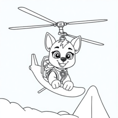 Kôlôrôwâ: PSI PATROL: Skye leci helikopterem