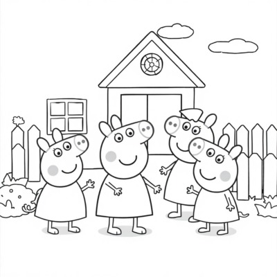 Koloarovonga: Peppa – Peppa ao an-dakotany misy ny namany