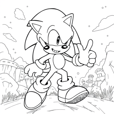 Coloring Book: Sonic – Sonic mamon’ity ny tontolo amin’ny alalan’ny Robotnik