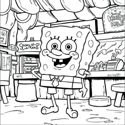 Boky: SpongeBob – SpongeBob miasa ao amin’ny Krusty Krab