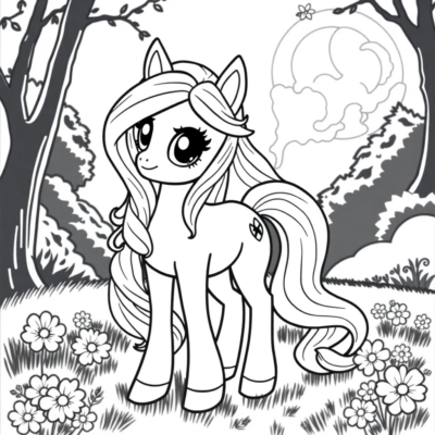 Equestria Girl Coloring Book