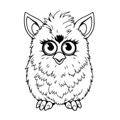Kitap-lukisan: Mainkan Warna Furby untuk Kanak-kanak