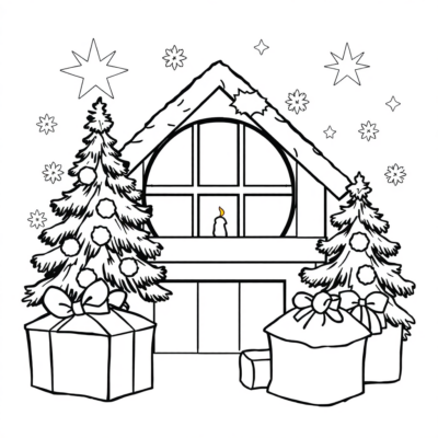 Boky hosodoko amin’ny haingon-kazo Krismasy