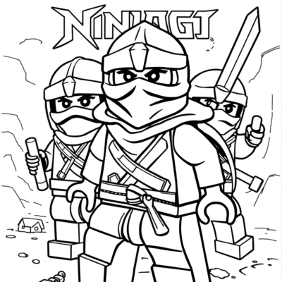 Coloring Book LEGO Ninjago