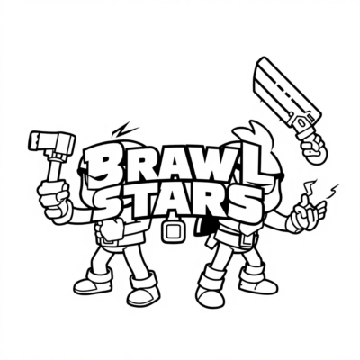 Brawl Stars Kit Coloring Book