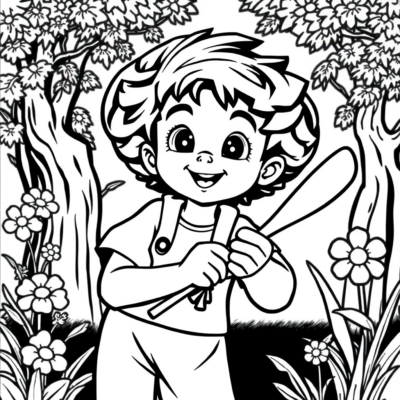 Boky loko ho an’ny ankizy: fialamboly sy sary