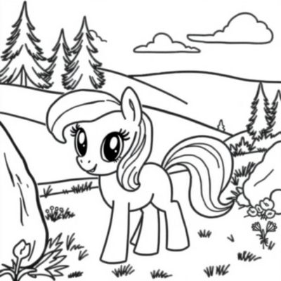 Miaram-p coloring: miboridoro ho an’ny ankizy my little pony