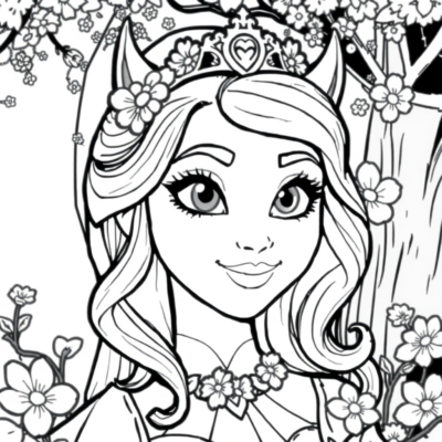 Princess Zosya Color Book
