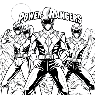 Power Rangers Boky sary