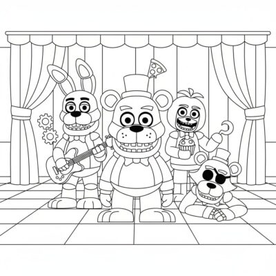 Boky hosodoko Five Nights At Freddy’s