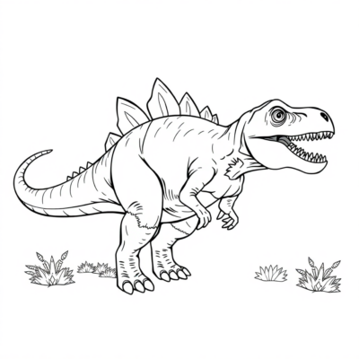Tyrannosaurus Rex Coloring Book
