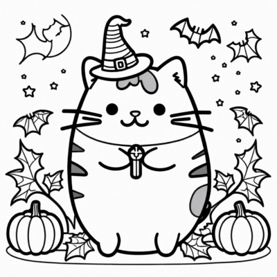 loko-panao Pusheen Halloween
