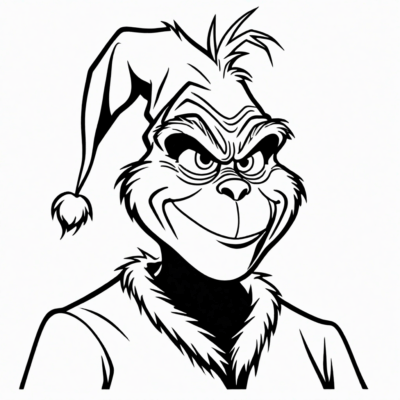 coloring Grinch