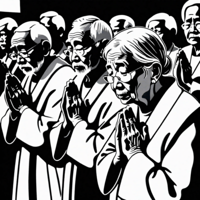 Olona antitra tao prayersao amin’ny procession