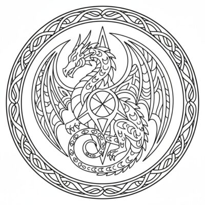 drakona sary colorina ho an’ny lehibe