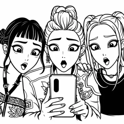 KPop Demon Hunters — Sary Fandokoana ho an’ny Ankizy (Azo Atao Printy)